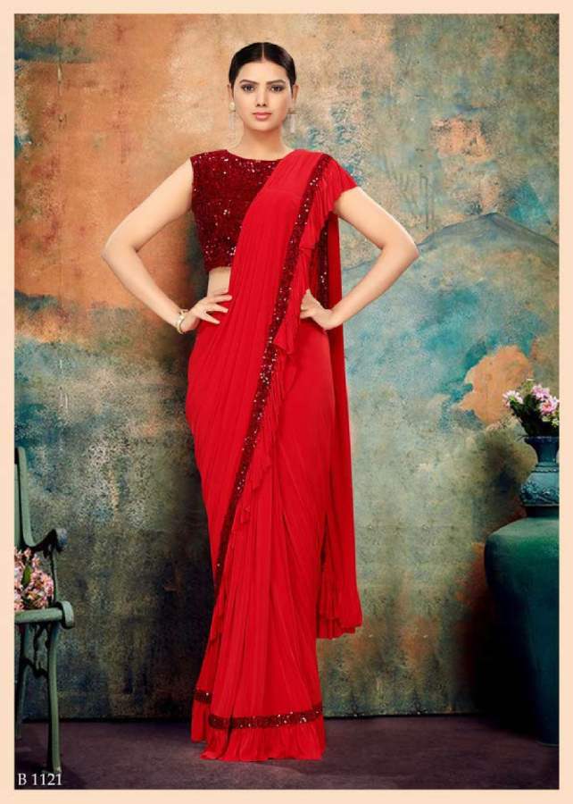 Shiya Designer Ready To Wear Party Wear Saree Collection